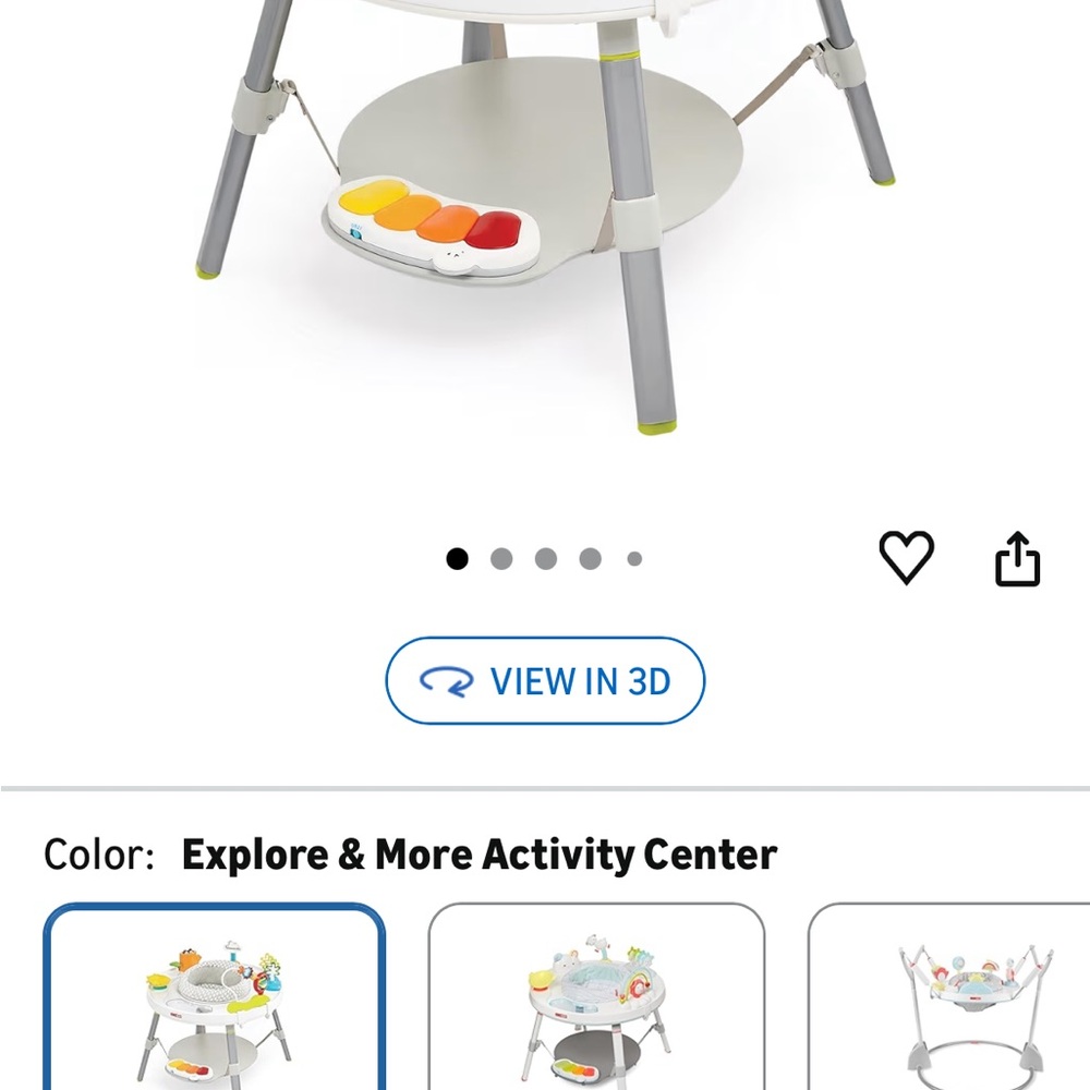 Skip Hop Explore & More Activity Center - Gray and Yellow